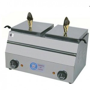 Banadora de Acero Inoxidable Doble Chica Anion